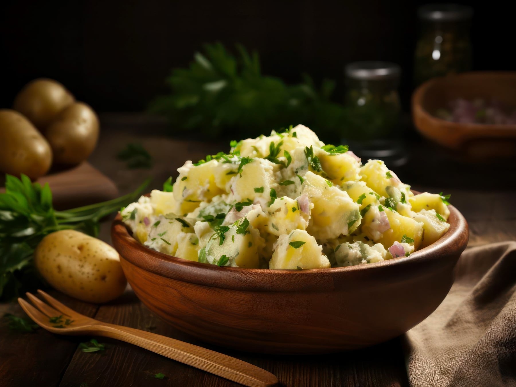 La cocina como ejercicio de paciencia: claves para que la ensalada de papa no se desarme ni pierda cremosidad