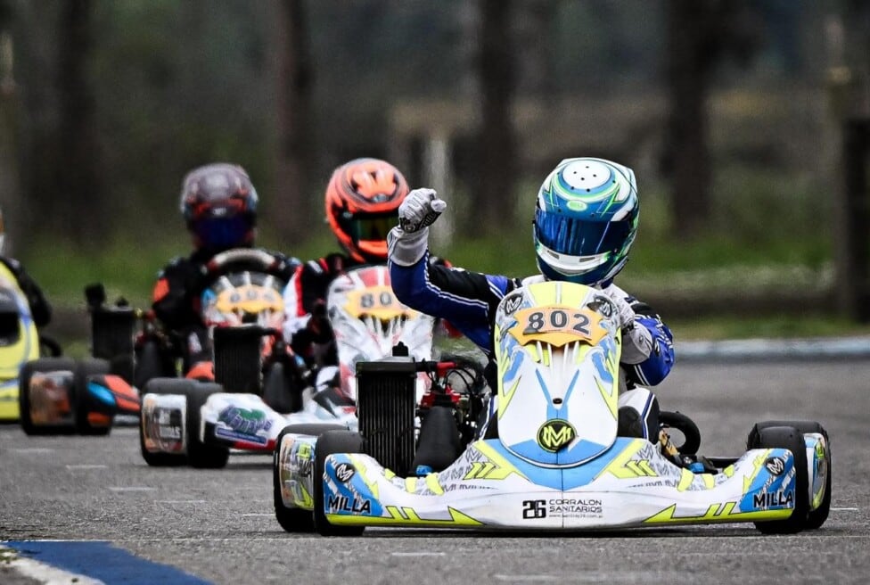 A los 16, Fausto Schioppa se sacó el crédito más importante: pasajes al Mundial de Rotax en Portimao