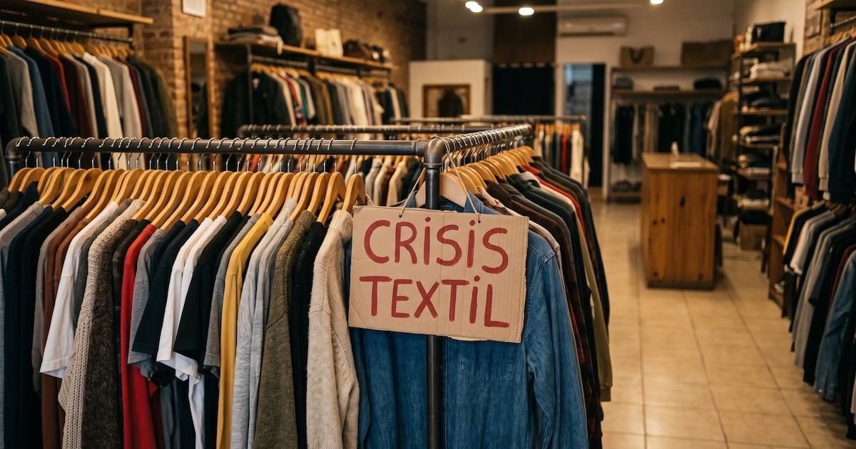 La industria textil se contrajo 22,6% en lo que va del año y acumula más de 28.000 empleos perdidos desde diciembre de 2023