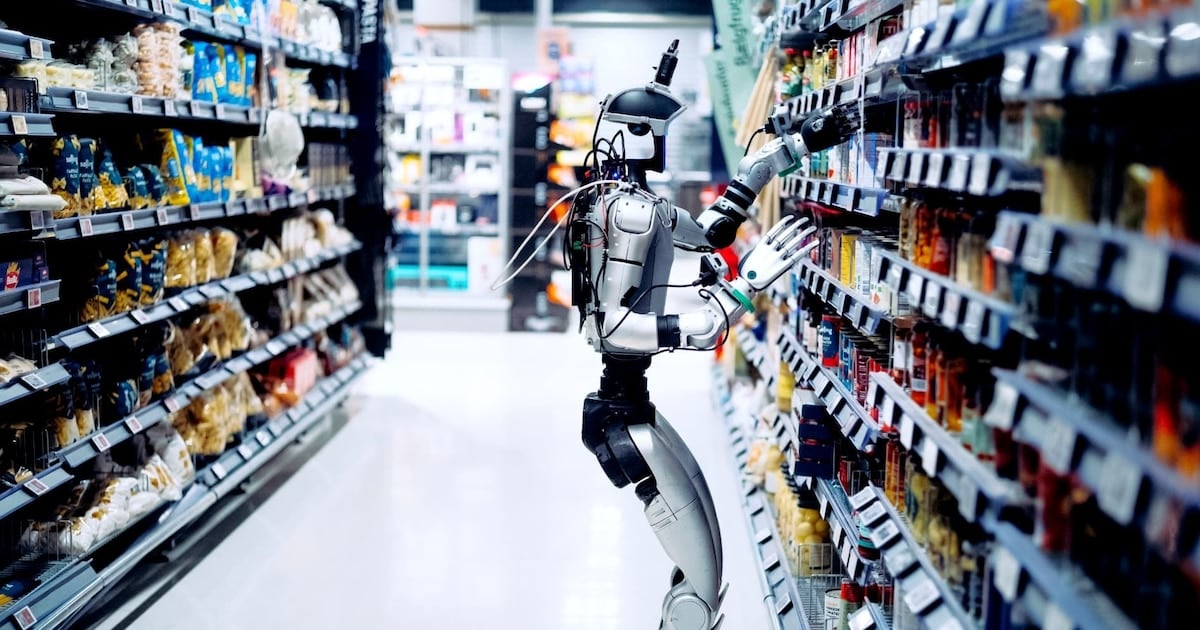 La cadena más grande de Dinamarca entrena robots para trabajar de noche: en un año podrían reponer góndolas solos