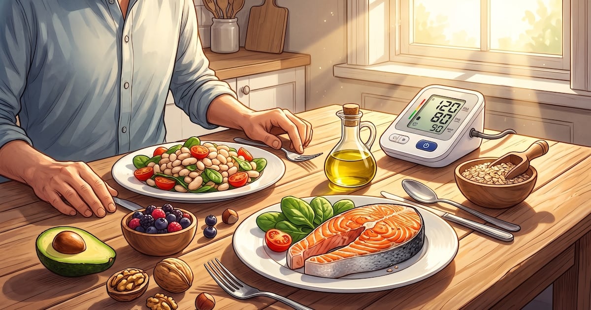Comer frutas y verduras sin miedo: la dieta DASH se consolida como aliada segura para los hipertensos que ya toman pastillas